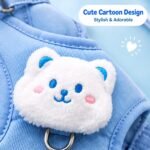 Cute Cat Harness & Leash Set – Adjustable Breathable Walking Vest with Secure Anti-Escape Design for Kittens & Cats - Image 3