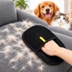 Pet Hair Remover Glove for Dogs & Cats – Double-Sided Reusable Fur & Lint Removal Mitt, Washable Deshedding Cleaning Glove for Clothes, Sofa, Carpet & Furniture - Image 4