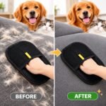 Pet Hair Remover Glove for Dogs & Cats – Double-Sided Reusable Fur & Lint Removal Mitt, Washable Deshedding Cleaning Glove for Clothes, Sofa, Carpet & Furniture - Image 3