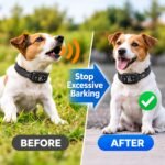 Automatic Anti-Bark Dog Collar – Waterproof Rechargeable Bark Control Training Collar with Adjustable Vibration for Dogs & Puppies - Image 4